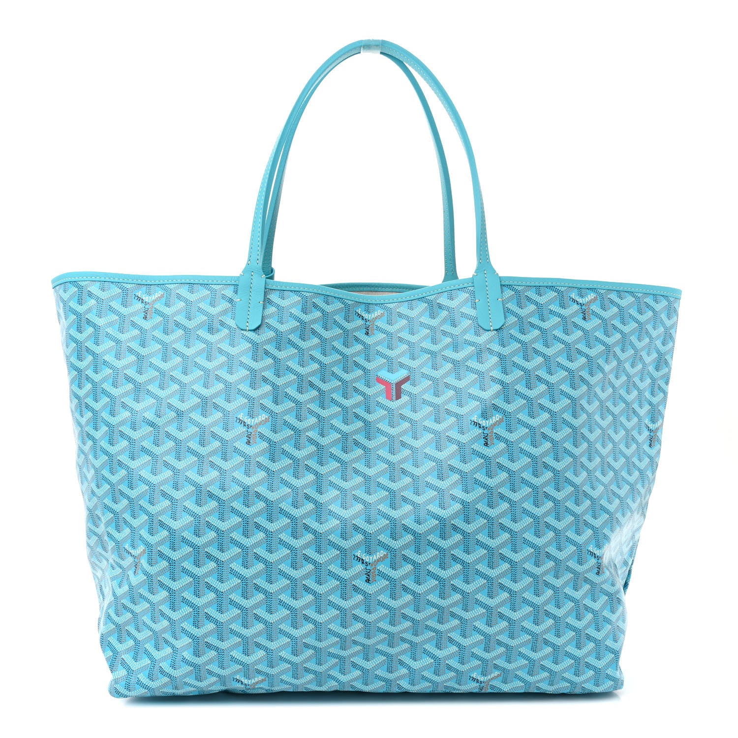 Goyard Goyardine Saint Louis GM Balise Beach Towel Set Turquoise 1 of 12