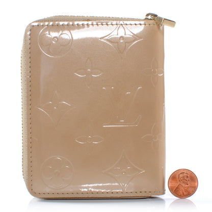 Louis Vuitton Vernis Broome Zip Wallet Beige 2 of 6