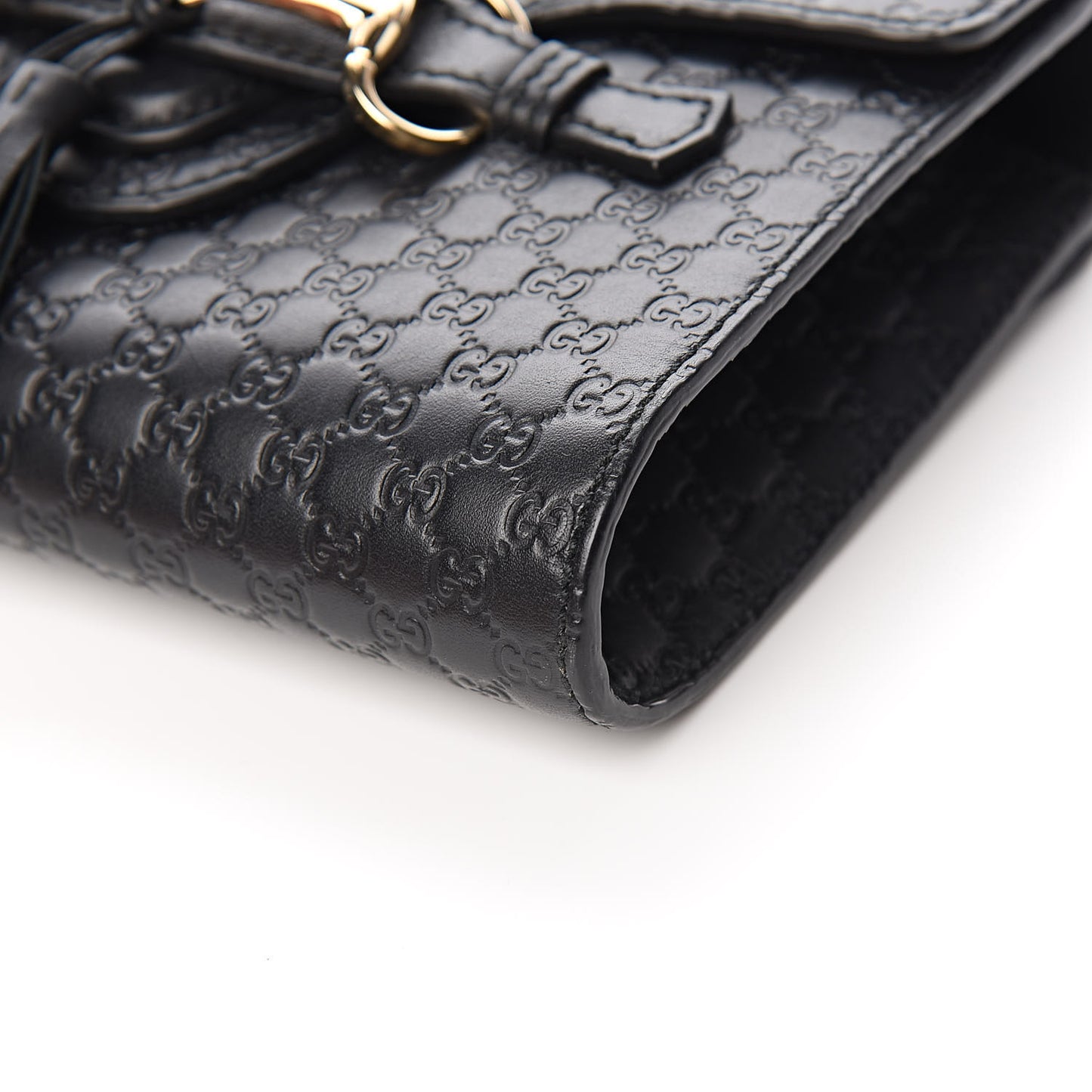 Microguccissima Mini Emily Shoulder Bag Black