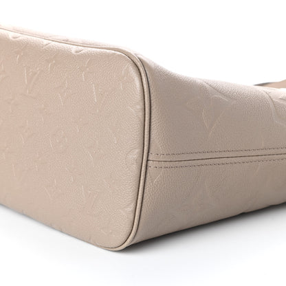 Louis Vuitton Empreinte Monogram Giant Neverfull MM Tourterelle 9 of 9