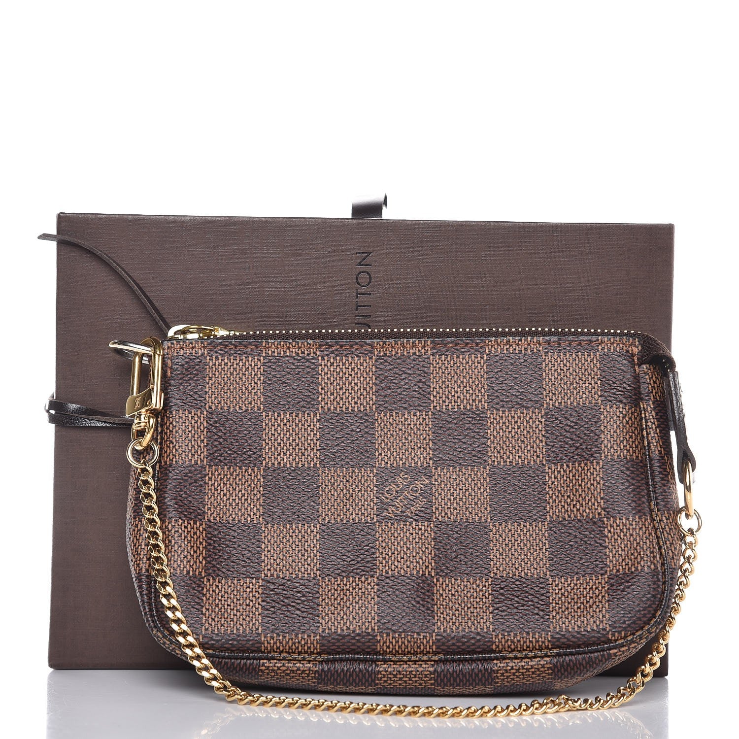 Louis Vuitton Damier Ebene Mini Pochette Accessories 8 of 8