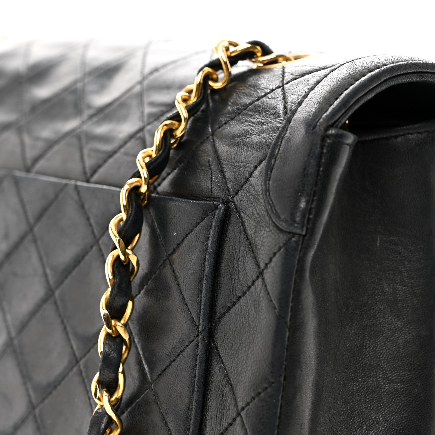 Chanel Lambskin Quilted Medium Single Flap Black 11 of 11