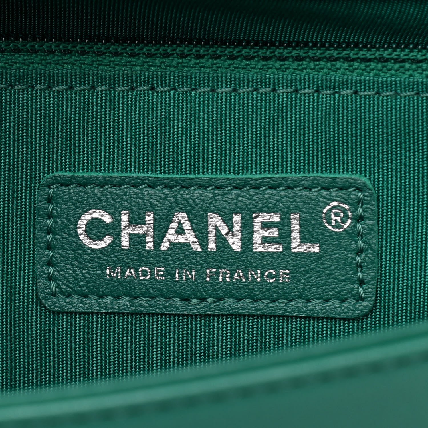 Chanel Lambskin Quilted Large Boy Flap Green 6 of 16