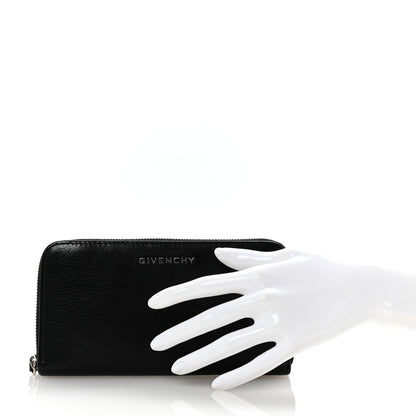 Givenchy Sugar Goatskin Pandora Zip Around Wallet Black 2 of 7