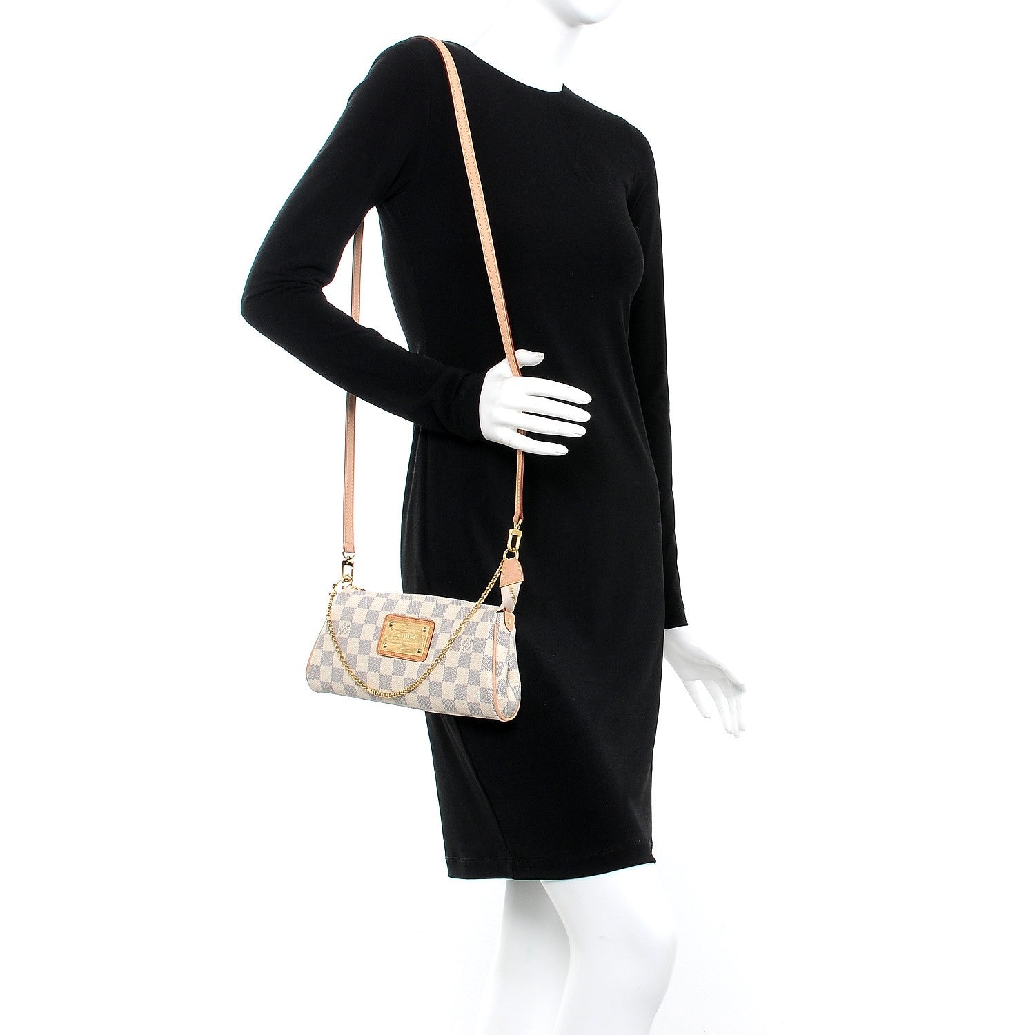 Louis Vuitton Damier Azur Eva Clutch 2 of 8