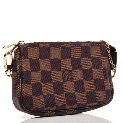 Louis Vuitton Damier Ebene Mini Pochette Accessories 3 of 9