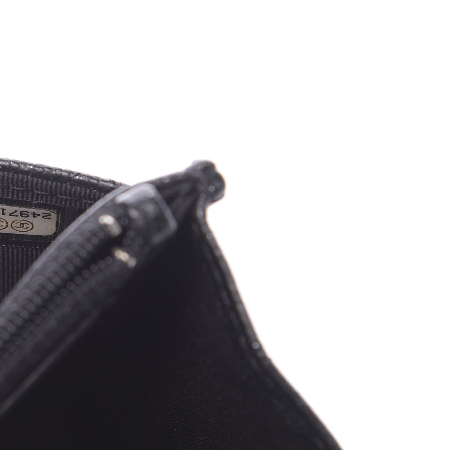 Chanel Iridescent Caviar Quilted Wallet On Chain WOC Black 8 of 12
