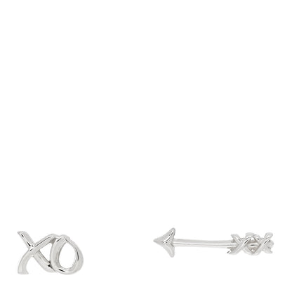 Tiffany Sterling Silver Paloma Picasso Love and Kisses Arrow Earrings 1 of 5