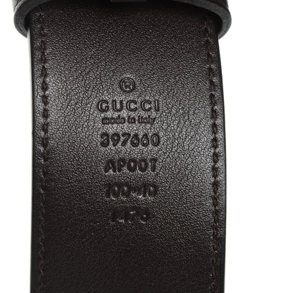 Gucci Moon Calfskin Double G 40mm Belt 100 40 Dark Cocoa 4 of 6