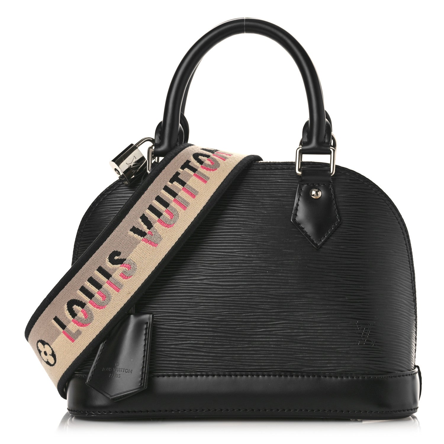 Louis Vuitton Epi Jacquard Alma BB Black 1 of 10