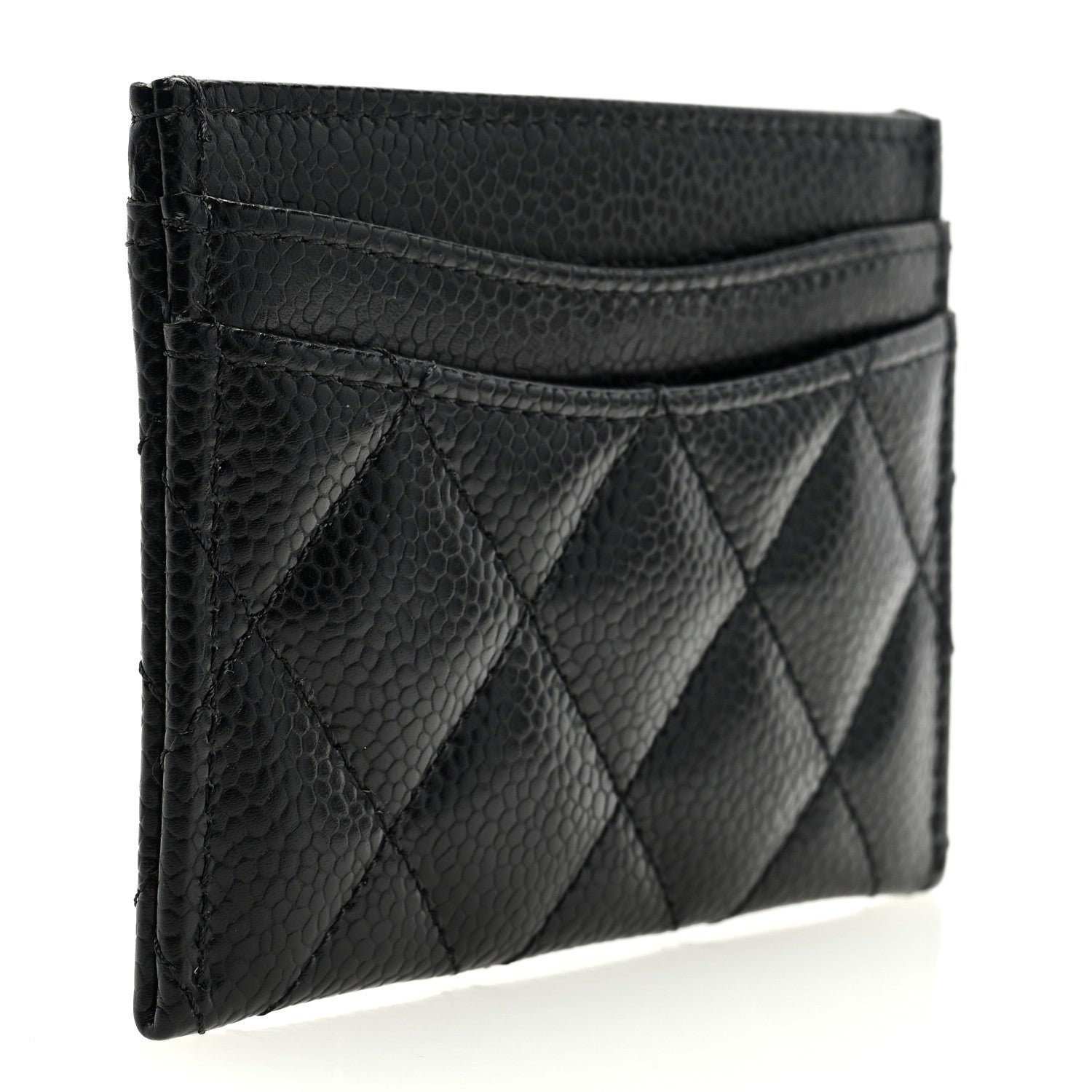 Chanel Caviar Quilted Card Holder Black 3 of 7