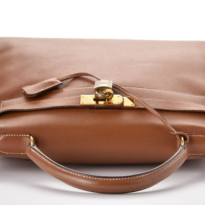 Hermes Courchevel Kelly Retourne 32 Gold 31 of 44