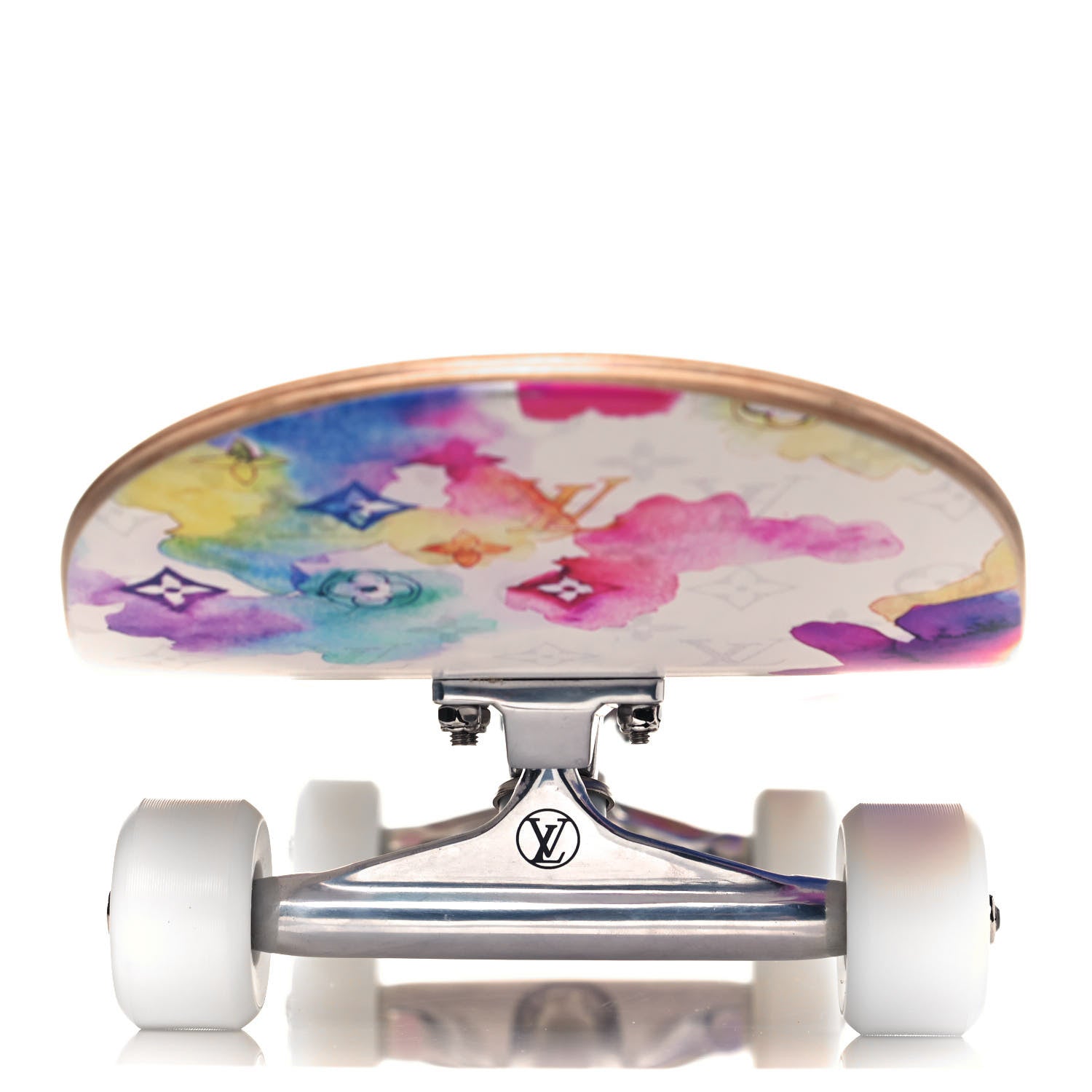 Louis Vuitton Monogram Watercolor Wood Skateboard Multicolor 8 of 12