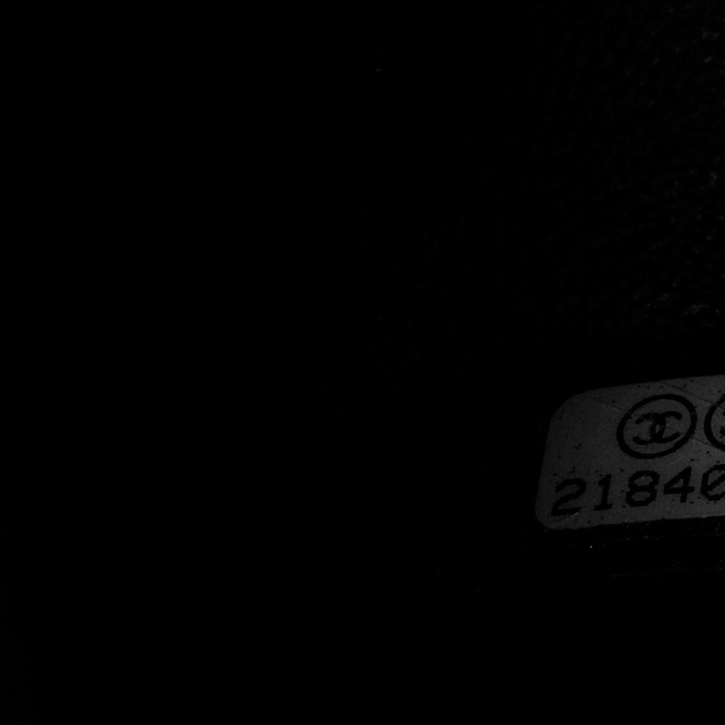 Lambskin Quilted Mini Square Flap Black