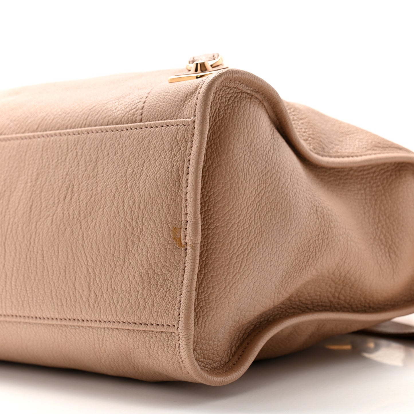 Chevre Gold Metallic Edge Hardware City Rose Des Sables