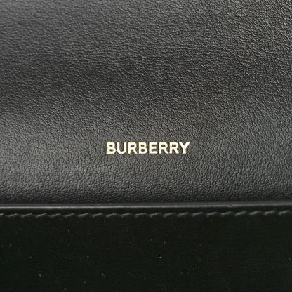 Burberry Calfskin Vintage Check New Hampshire Bag Black 6 of 9