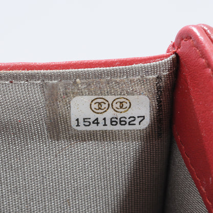 Chanel Caviar CC Long Flap Wallet Red 7 of 8