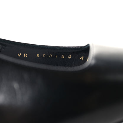 Saint Laurent Smooth Calfskin Jeanne 110 Slingback Pumps 41 Black 7 of 10