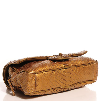 Chanel Python Shiva Flap Dark Gold 4 of 9