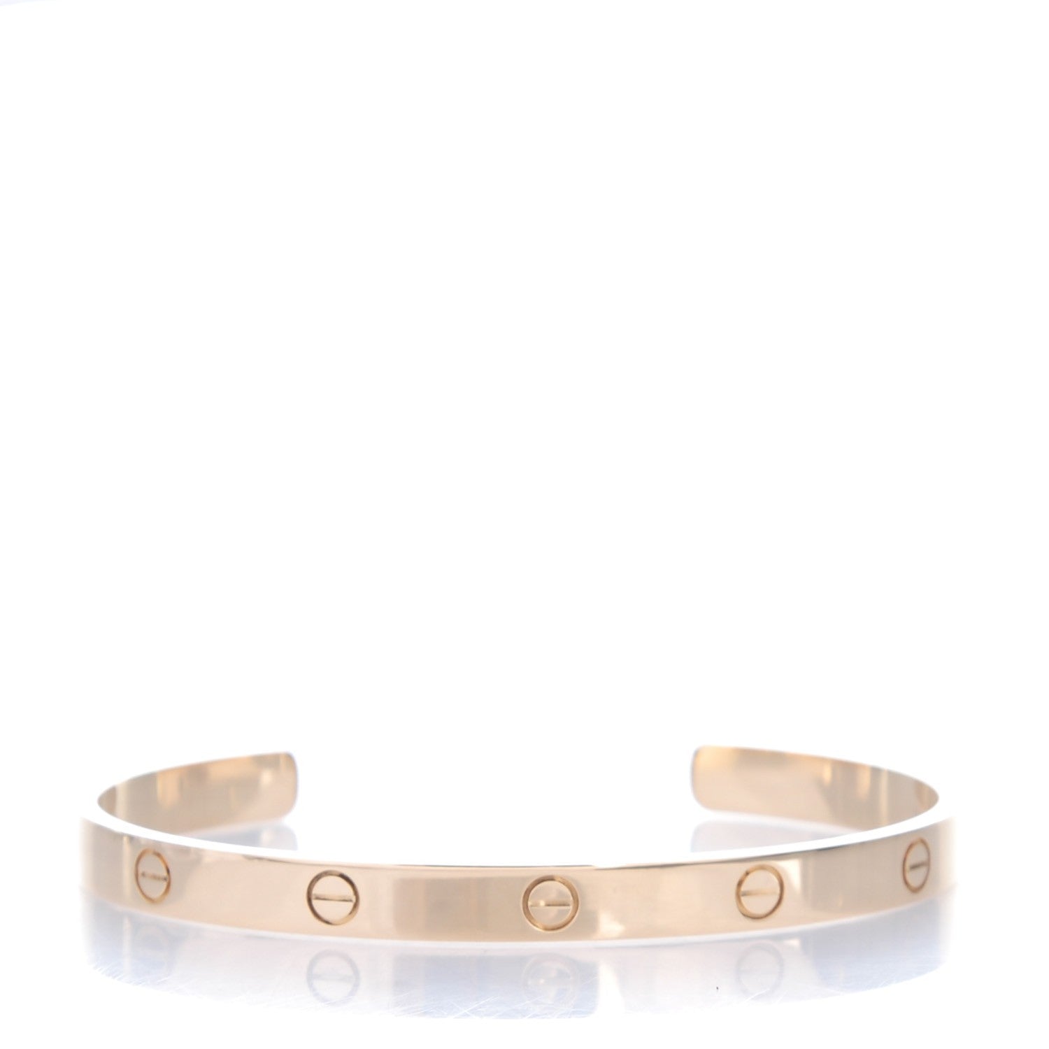 Cartier 18K Yellow Gold LOVE Cuff Bracelet 21 1 of 4