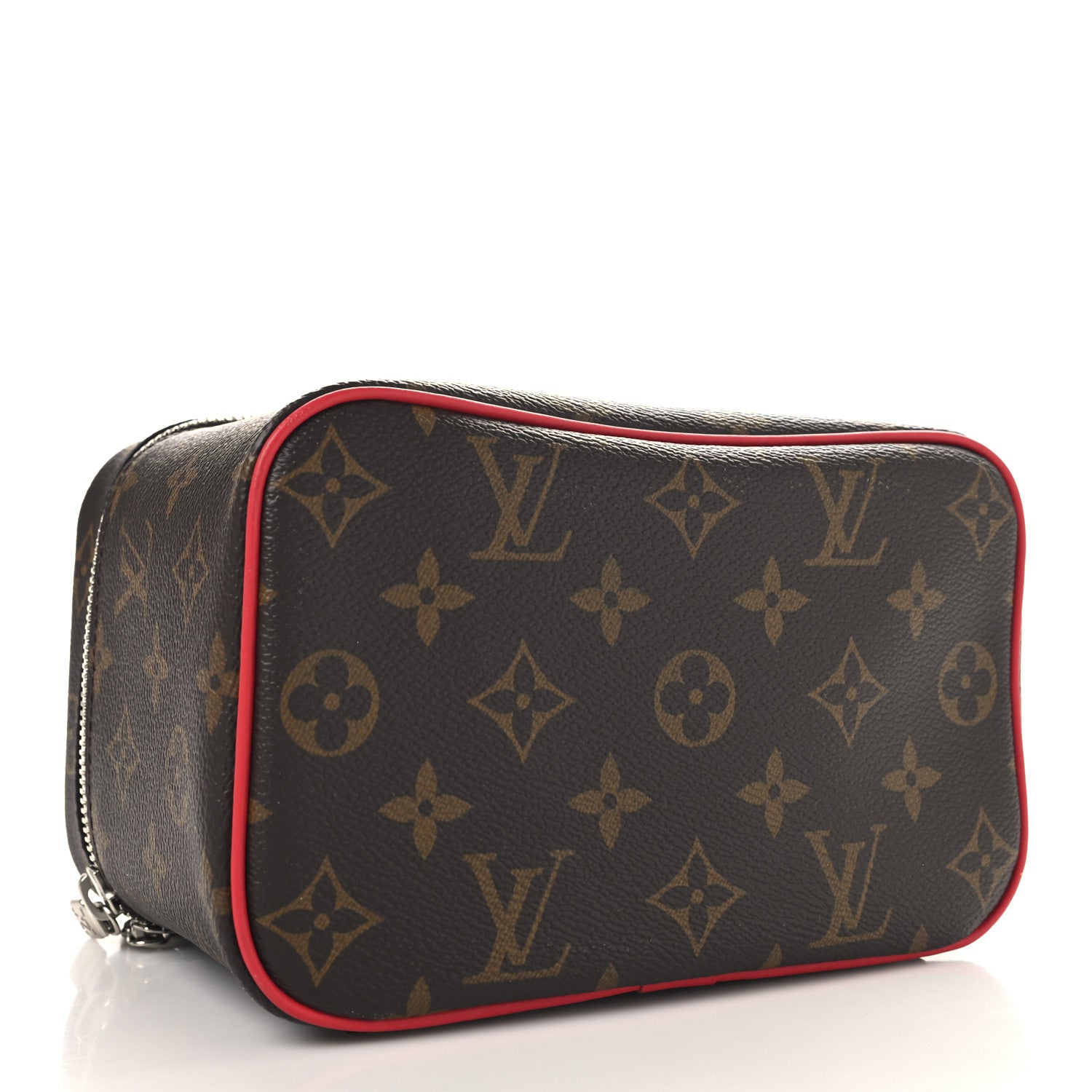 Louis Vuitton Monogram Macassar Nice Mini Rouge 4 of 7