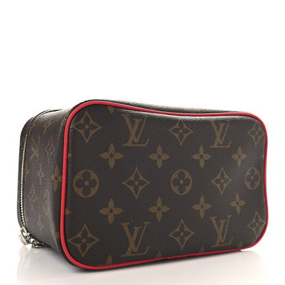Louis Vuitton Monogram Macassar Nice Mini Rouge 4 of 7