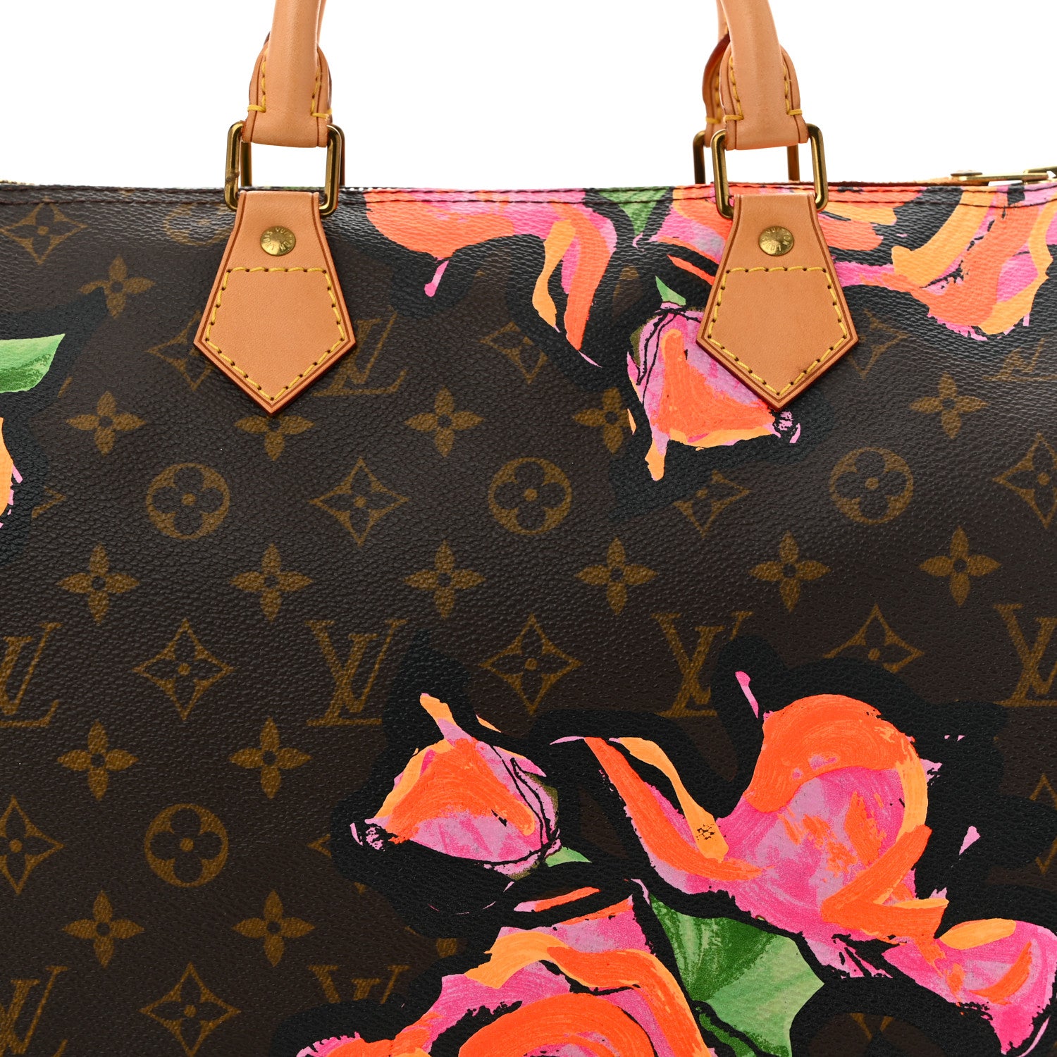 Louis Vuitton Monogram Roses Speedy 30 8 of 10