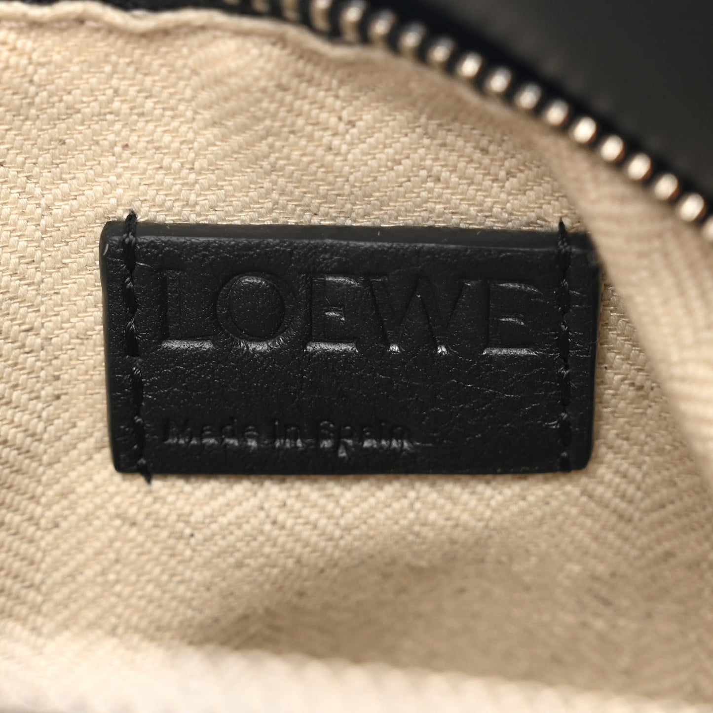 Calfskin Small Puzzle Bag Black