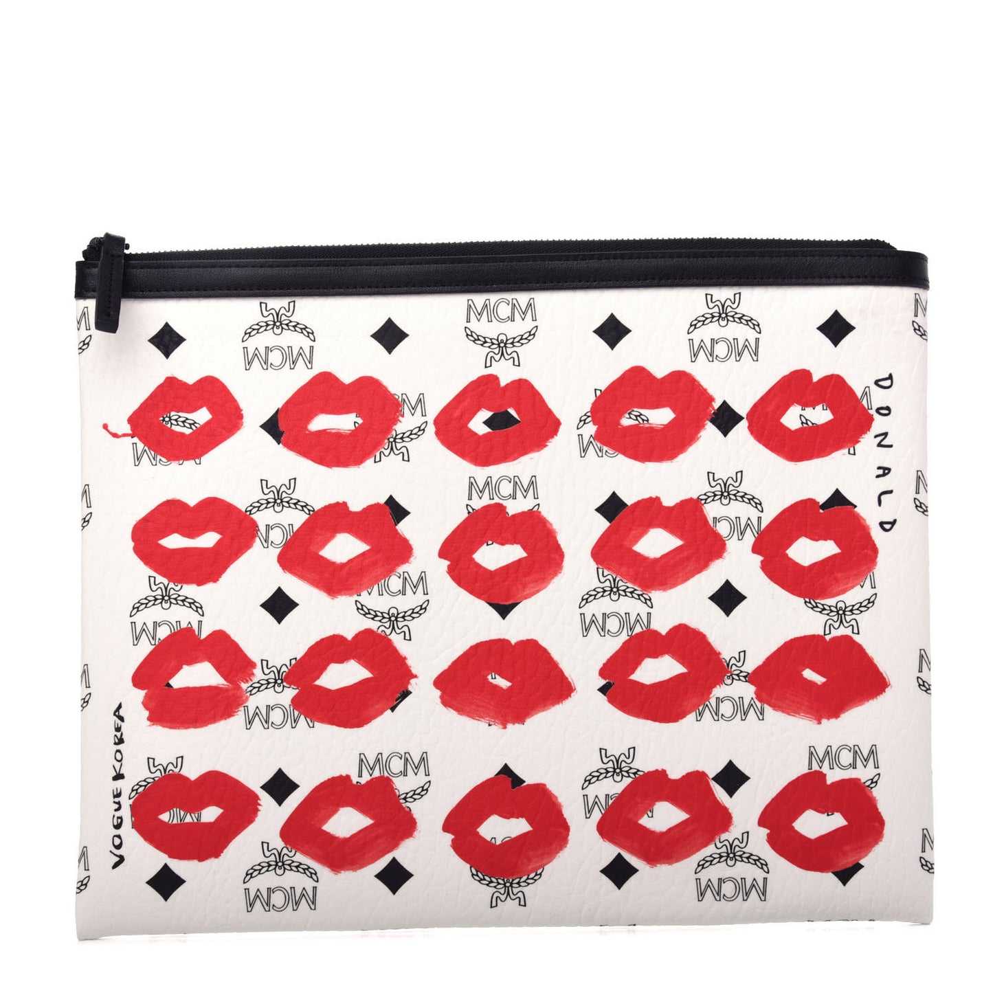 Visetos X Vogue Korea Pouch White Multicolor