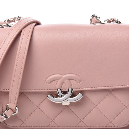 Chanel Goatskin Quilted CC Box Flap Pink 13 of 13