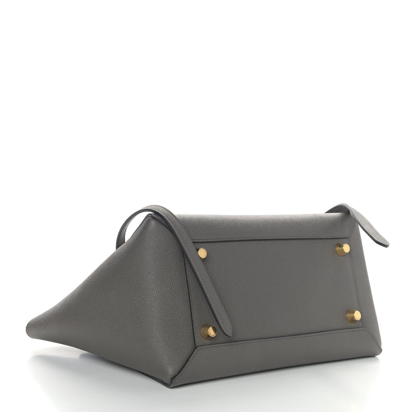Grained Calfskin Mini Belt Bag Grey