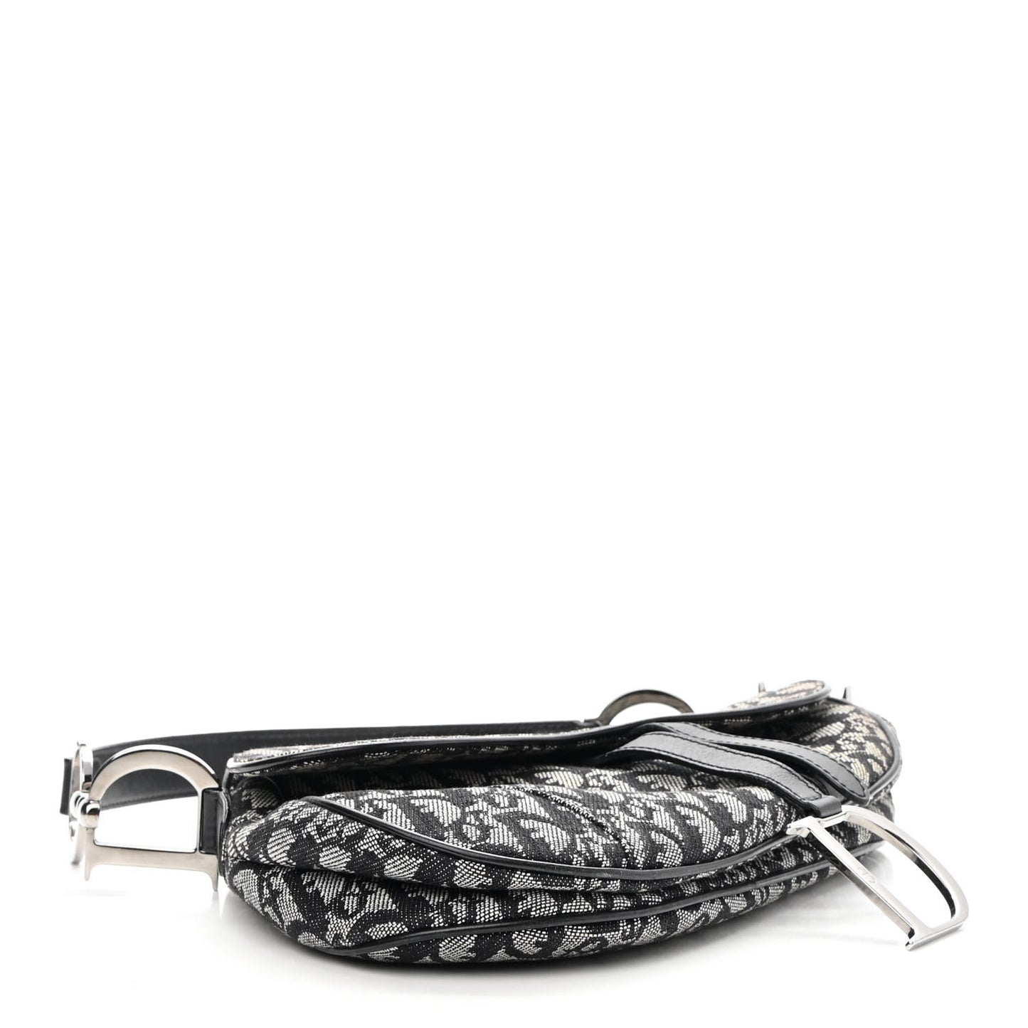 Monogram Saddle Bag Black