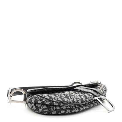 Christian Dior Monogram Saddle Bag Black 4 of 9