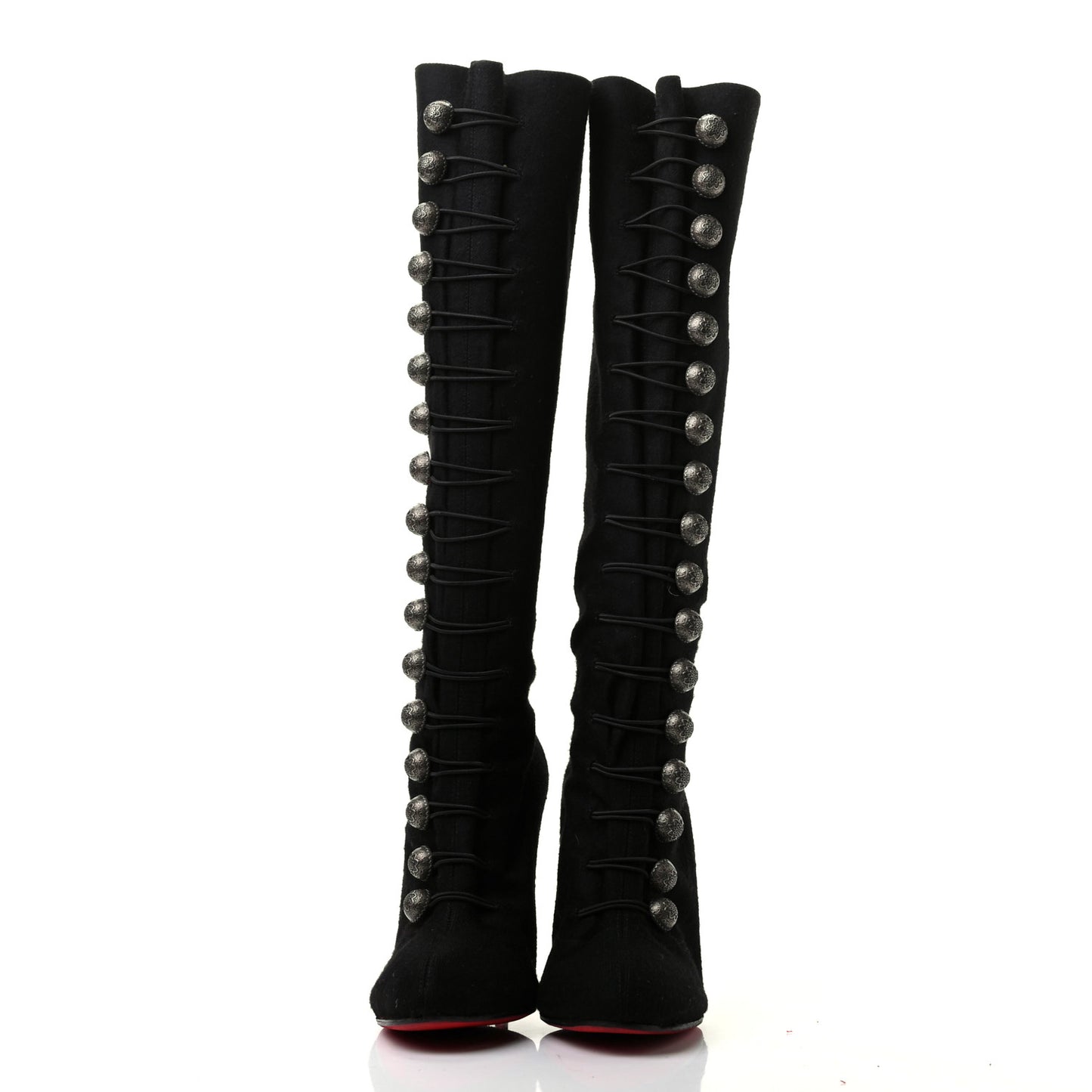 Flannel Ronfifi Alta 100 Over The Knee Boots 40 Black