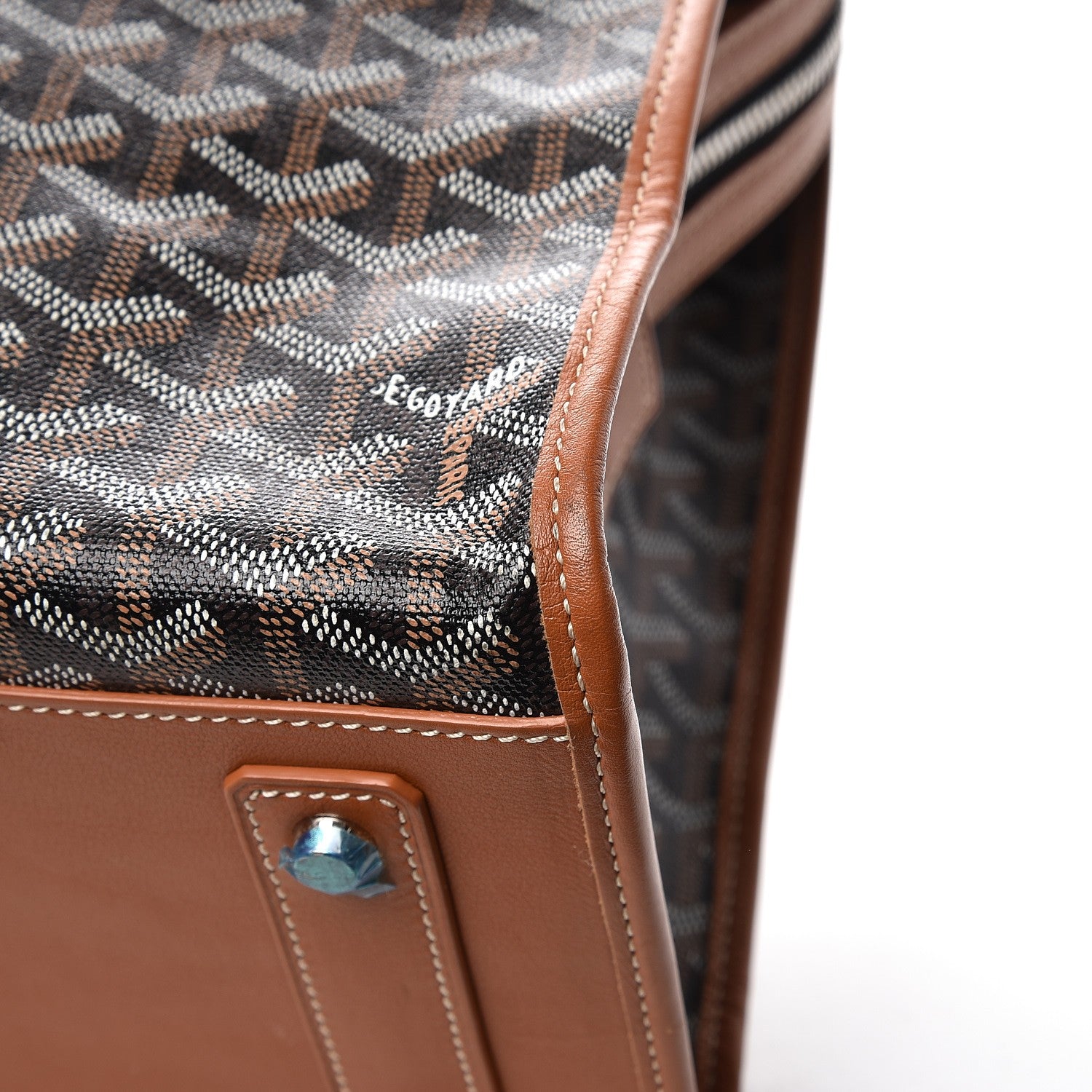 Goyard Goyardine Marquises Tote Black Gold 12 of 12