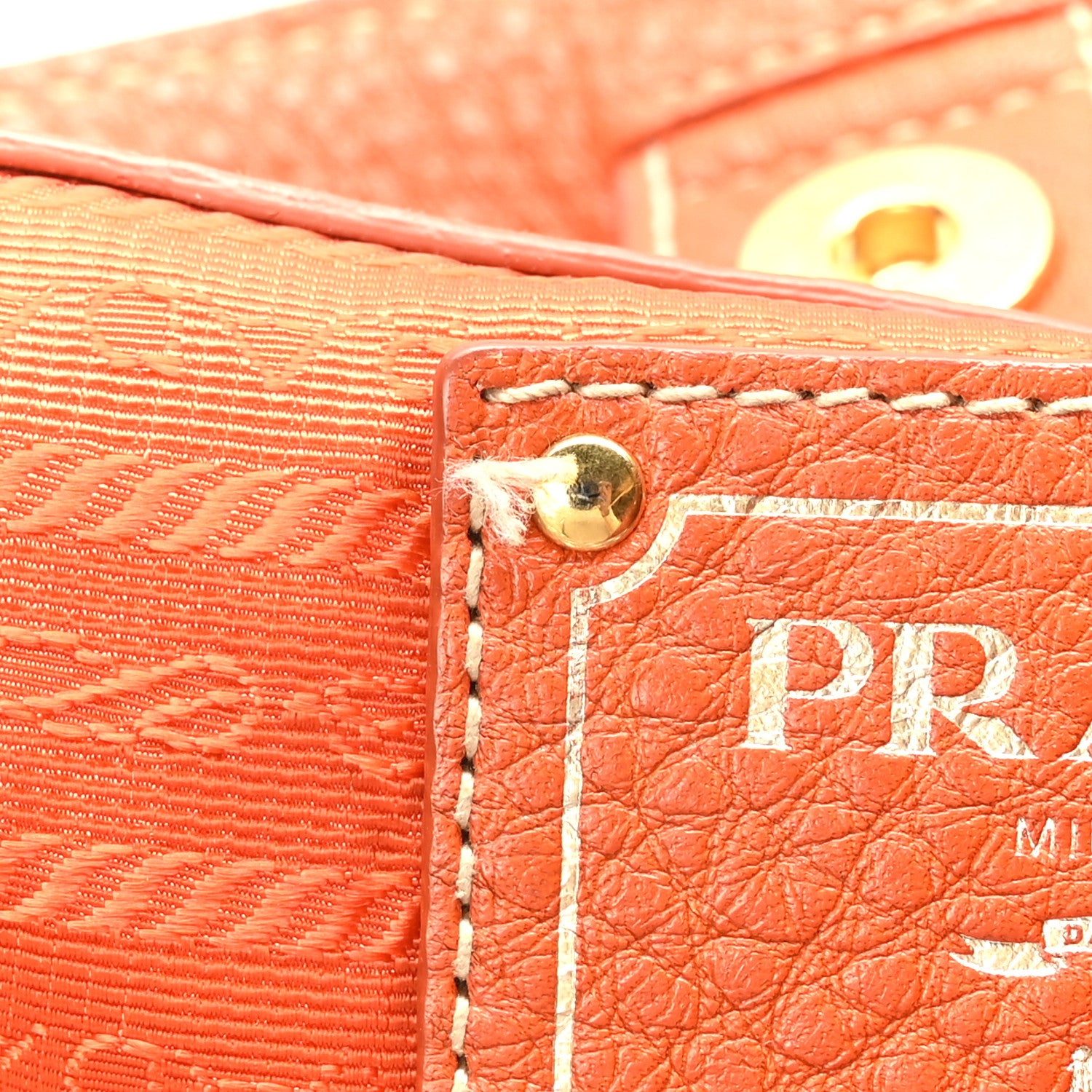 Prada Vitello Daino Tote Rame 14 of 14