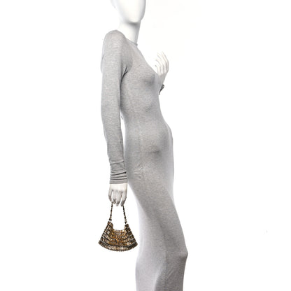 Saint Laurent Crystal Embellished Minaudiere Small Bag Bronze 2 of 9