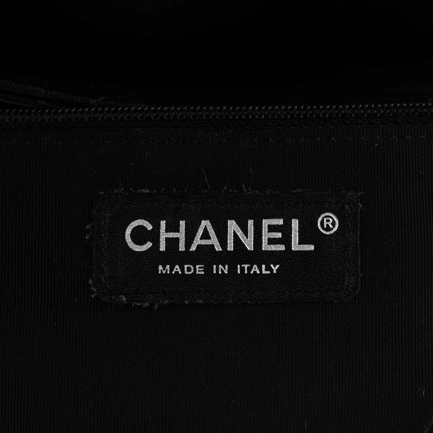 Calfskin Quilted Flap Tote Black