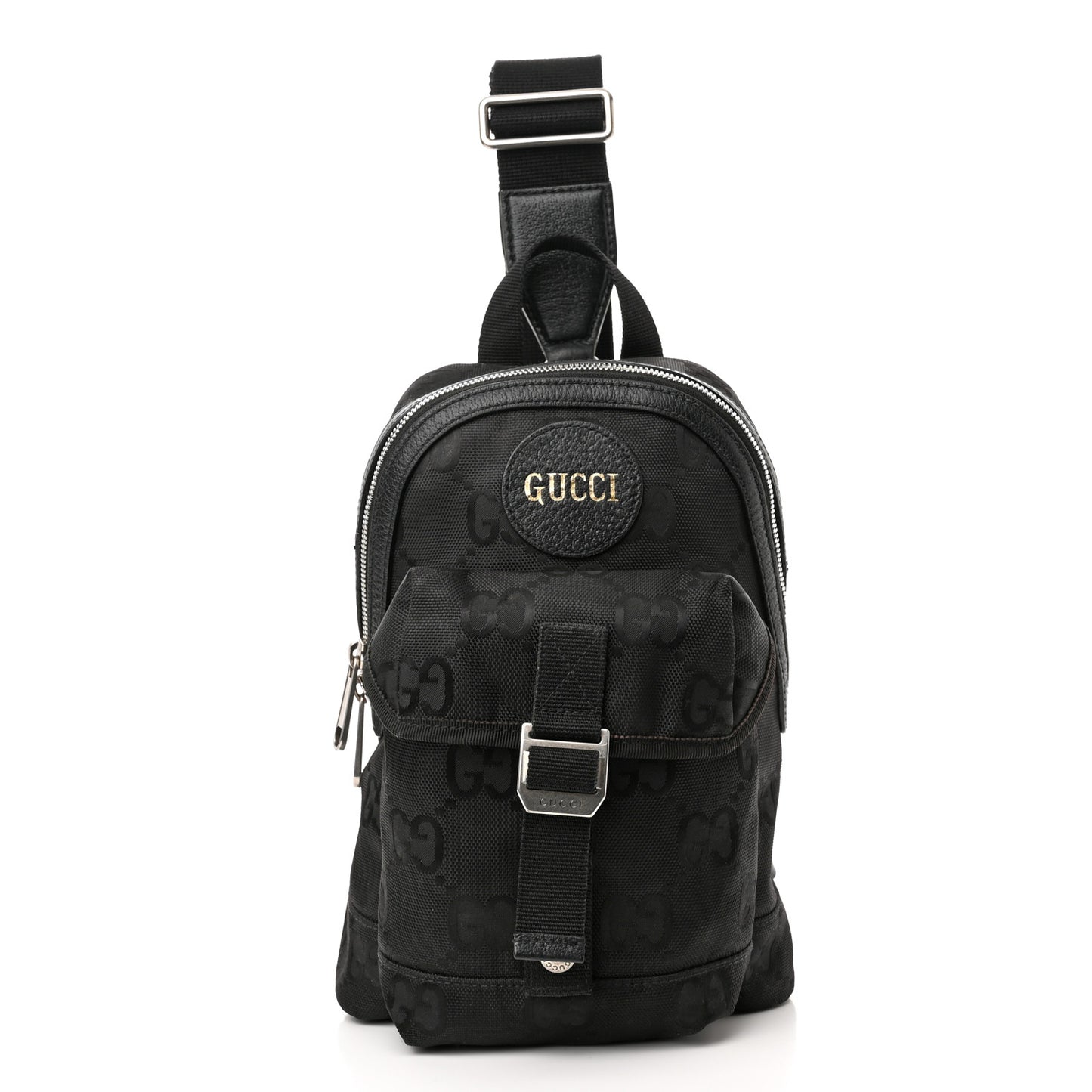 Econyl Nylon Monogram Off The Grid Sling Backpack Black