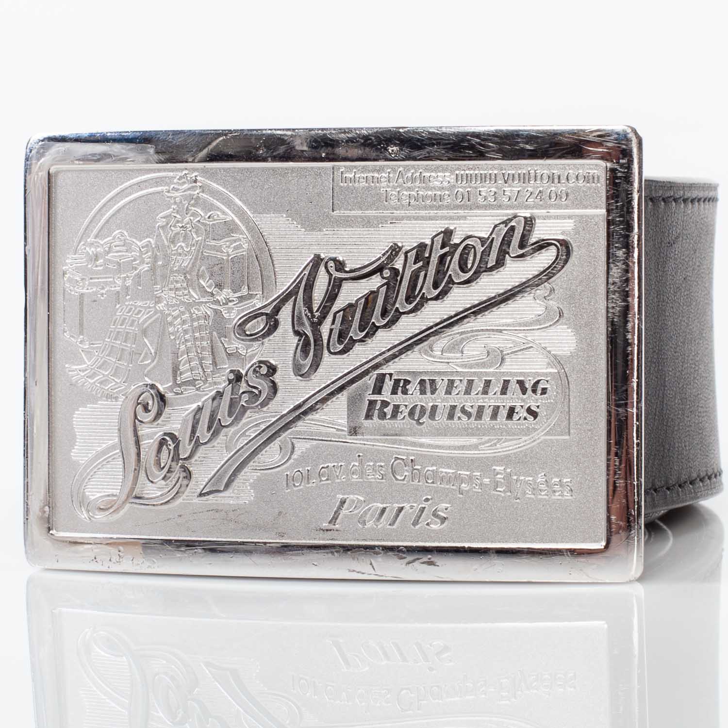 Louis Vuitton Jeans Calfskin Belt 90 36 5 of 5