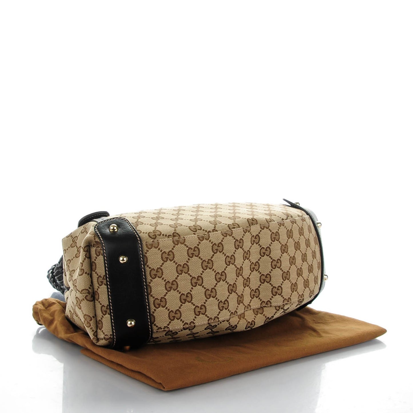 Monogram Small Pelham Shoulder Bag Dark Brown