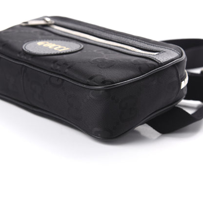 Gucci Econyl Nylon Monogram Off The Grid Belt Bag Black 7 of 10