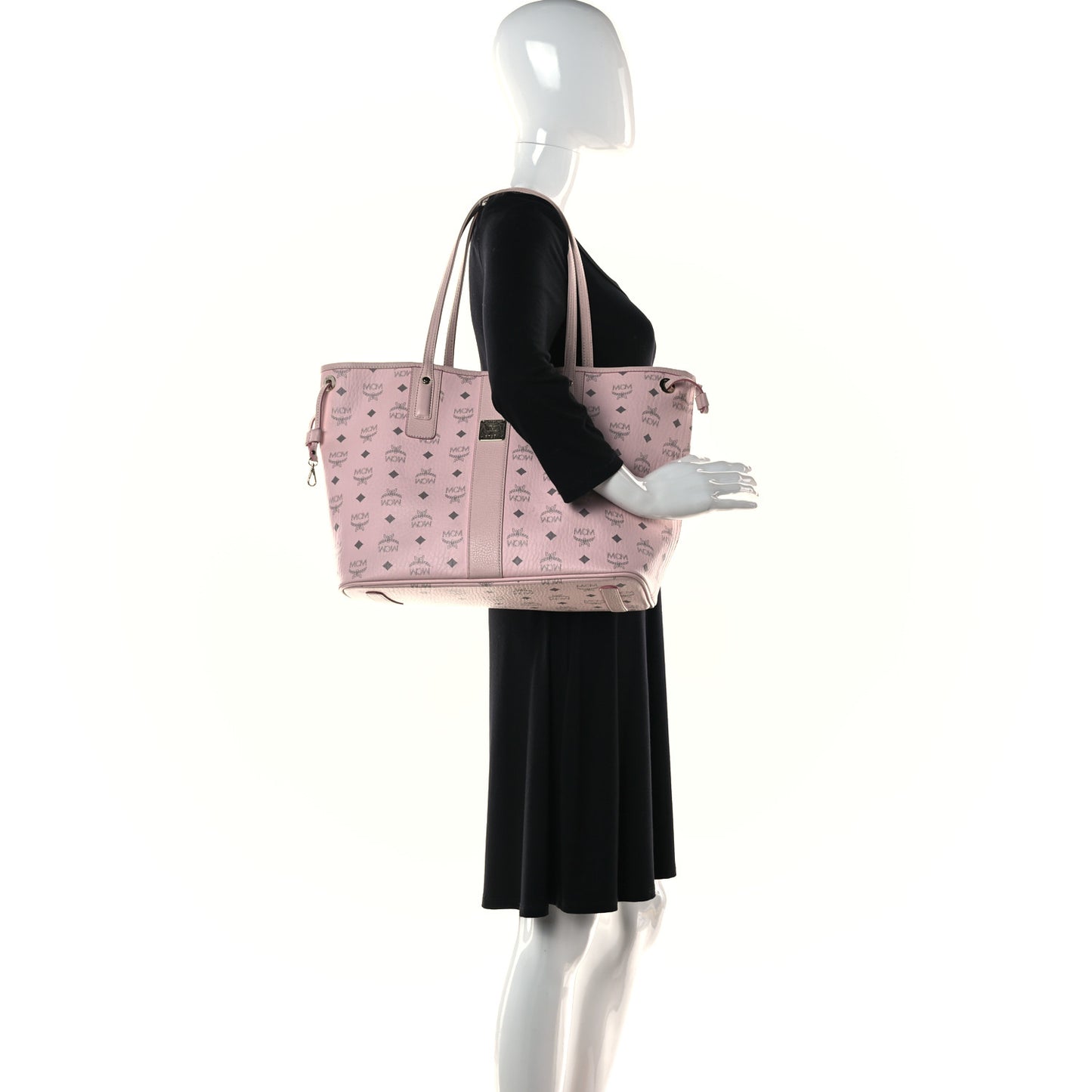 Visetos Large Liz Reversible Shopper Tote Pink