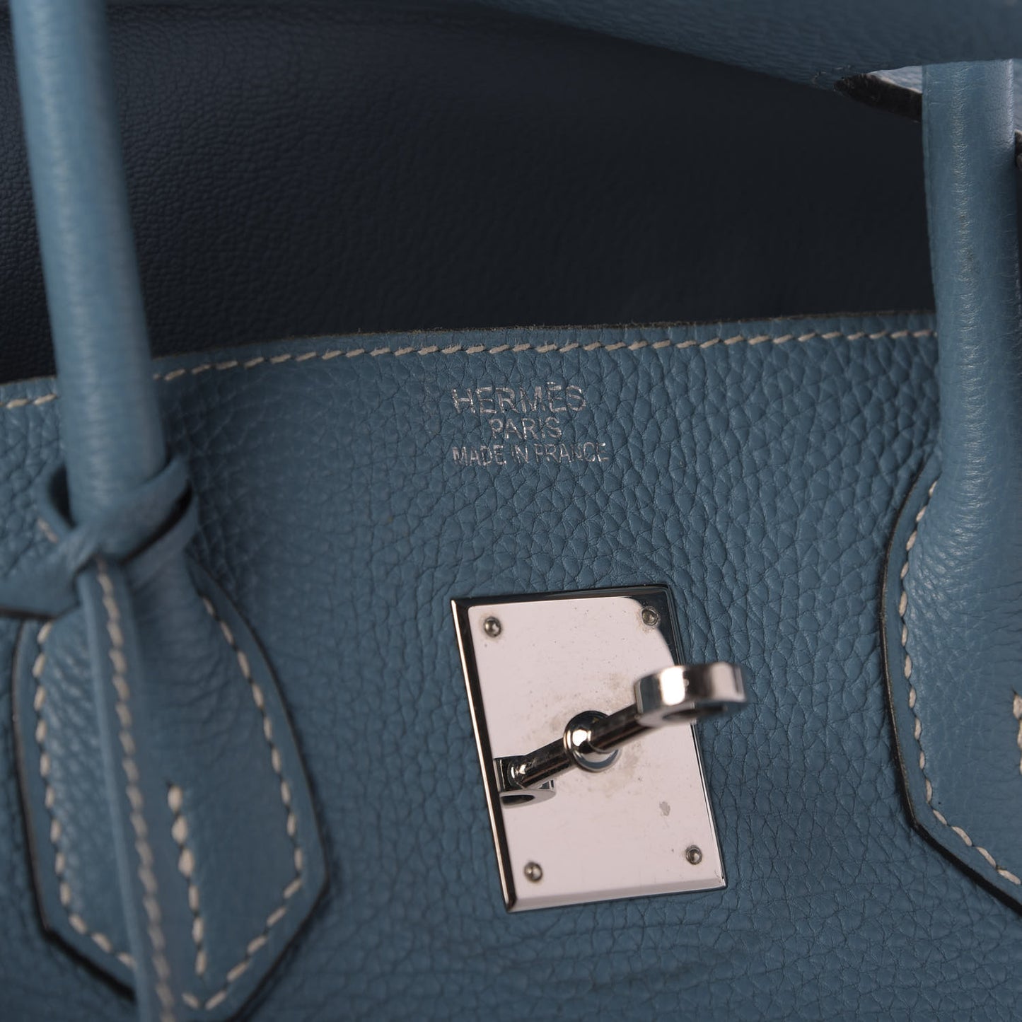 Togo Birkin 35 Blue Jean