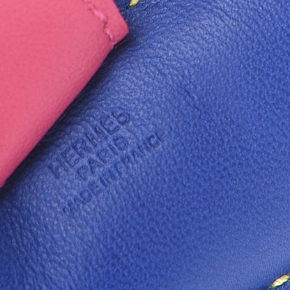 Hermes Milo Lambskin Grigri Rodeo Horse Bag Charm PM Bleu Electrique Bleu Azteque Soufre Menthe Rose Shocking Violet 5 of 7
