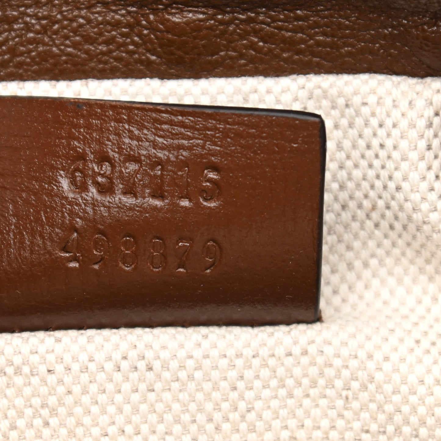 GG Supreme Monogram Azalea Sakai Calfskin Small Horsebit 1955 Drawstring Bucket Bag Beige Ebony Brown Sugar