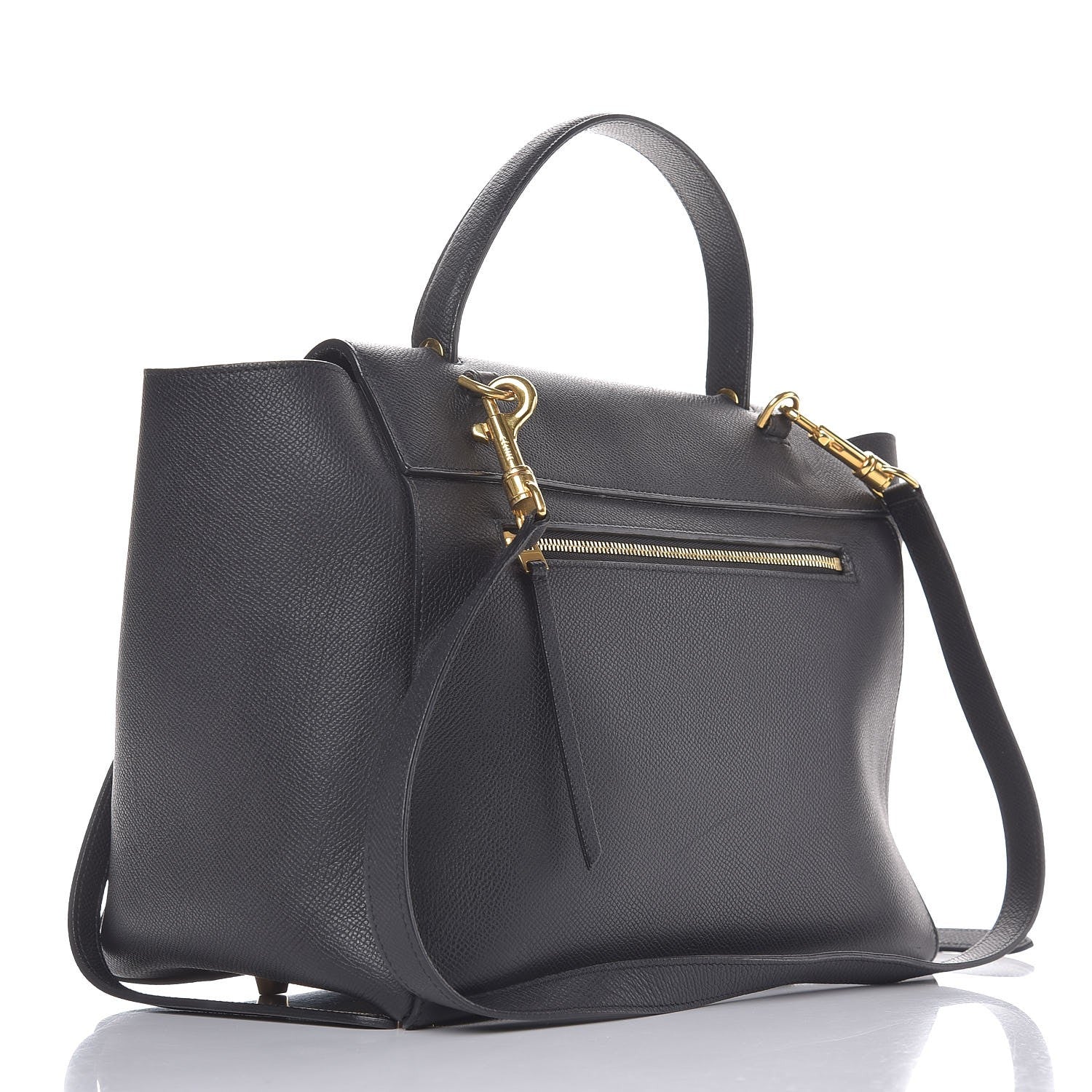 Celine Grained Calfskin Small Belt Bag Black 4 of 8