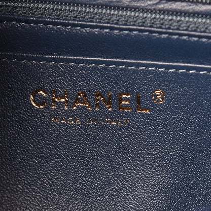 Chanel Iridescent Caviar Quilted Mini Rectangular Flap Blue 8 of 9