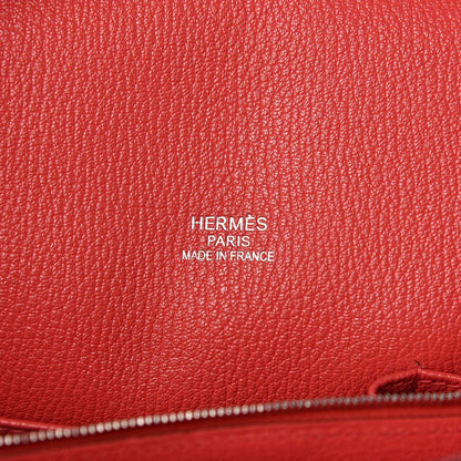 Hermes Taurillon Clemence Jypsiere 34 Bougainvillea 8 of 10