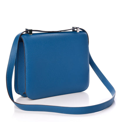 Hermes Epsom Constance 24 Bleu Izmir 3 of 19